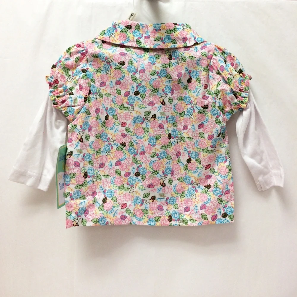 Brooks Fitch Baby Gil  Floral Shirt 6-9M